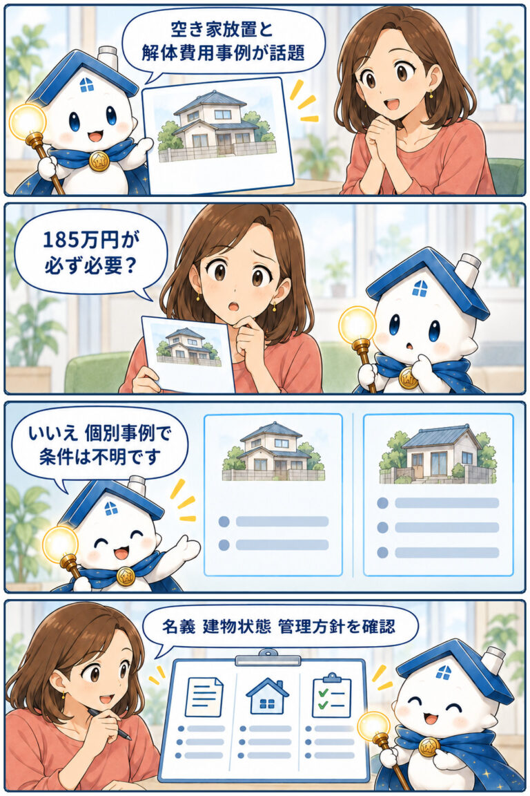 akiya-jikka-kaitai-hiyou-risk-manga